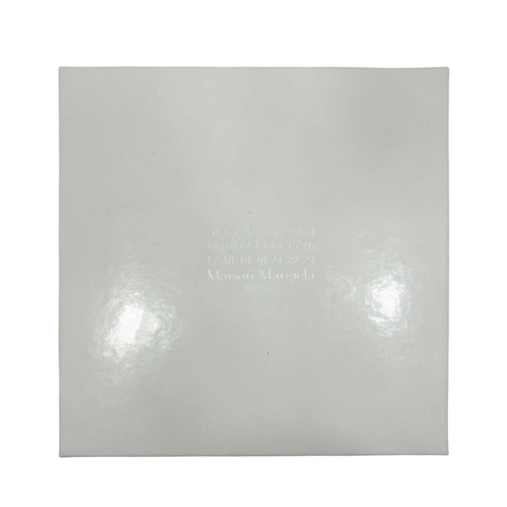 MAISON MARGIELA メゾンマルジェラ S35UI0437 LEATHER WALLET レザー 二つ折り 財布 ウォレット ブラック系【極上美品】【中古】