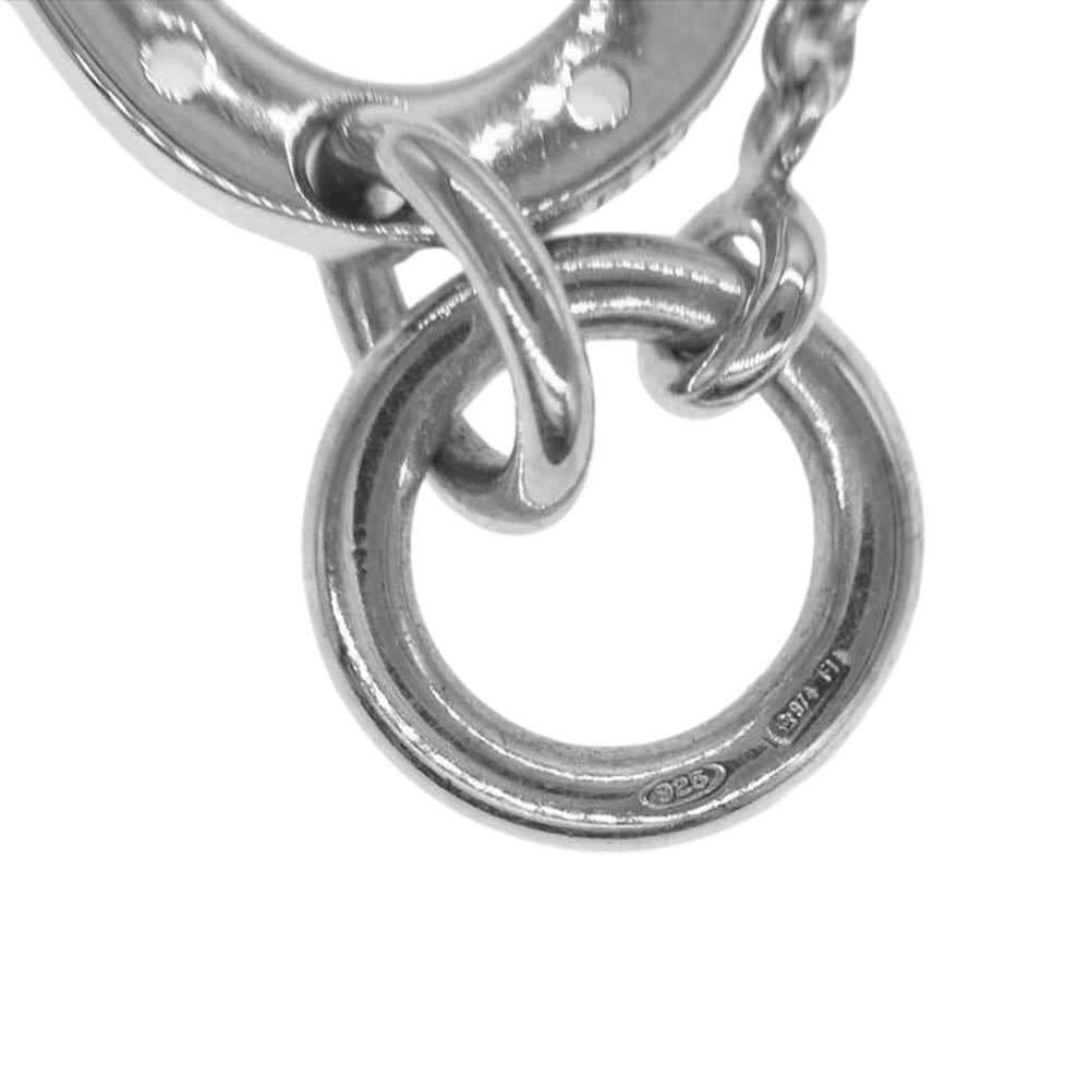 HERMES エルメス ホースシュー 馬蹄 チャーム ネックレス シルバー系【中古】