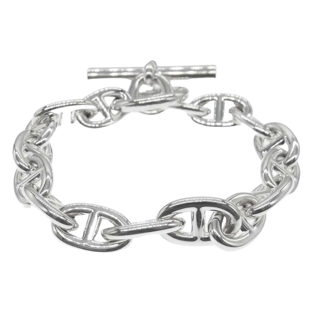 HERMES エルメス シェーヌダンクル MM ブレスレット シルバー系【中古】