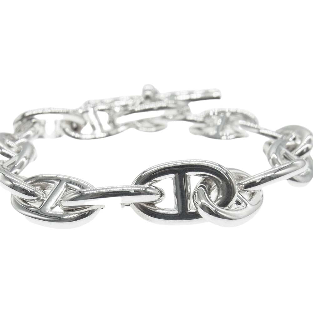 HERMES エルメス シェーヌダンクル MM ブレスレット シルバー系【中古】