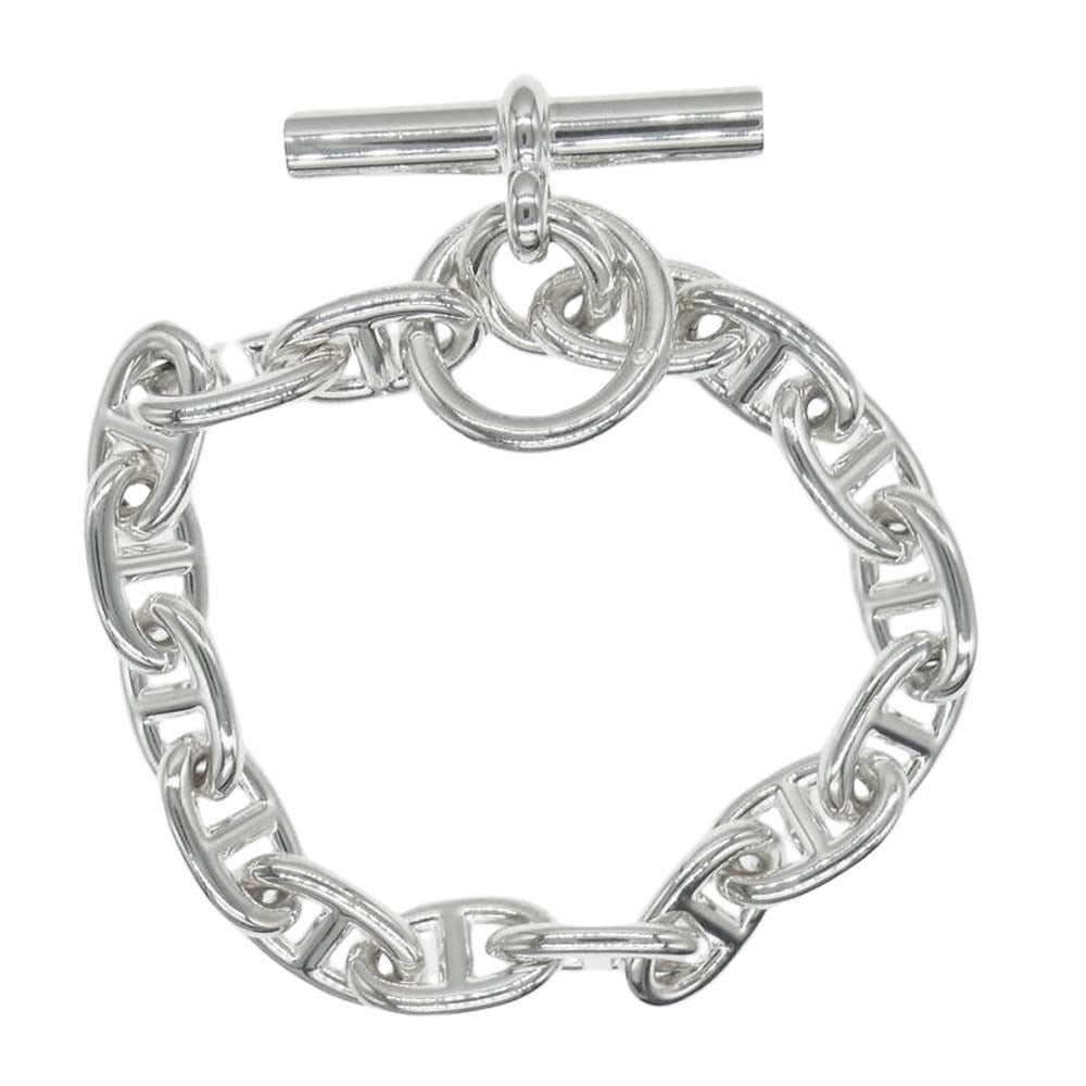 HERMES エルメス シェーヌダンクル MM ブレスレット シルバー系【中古】