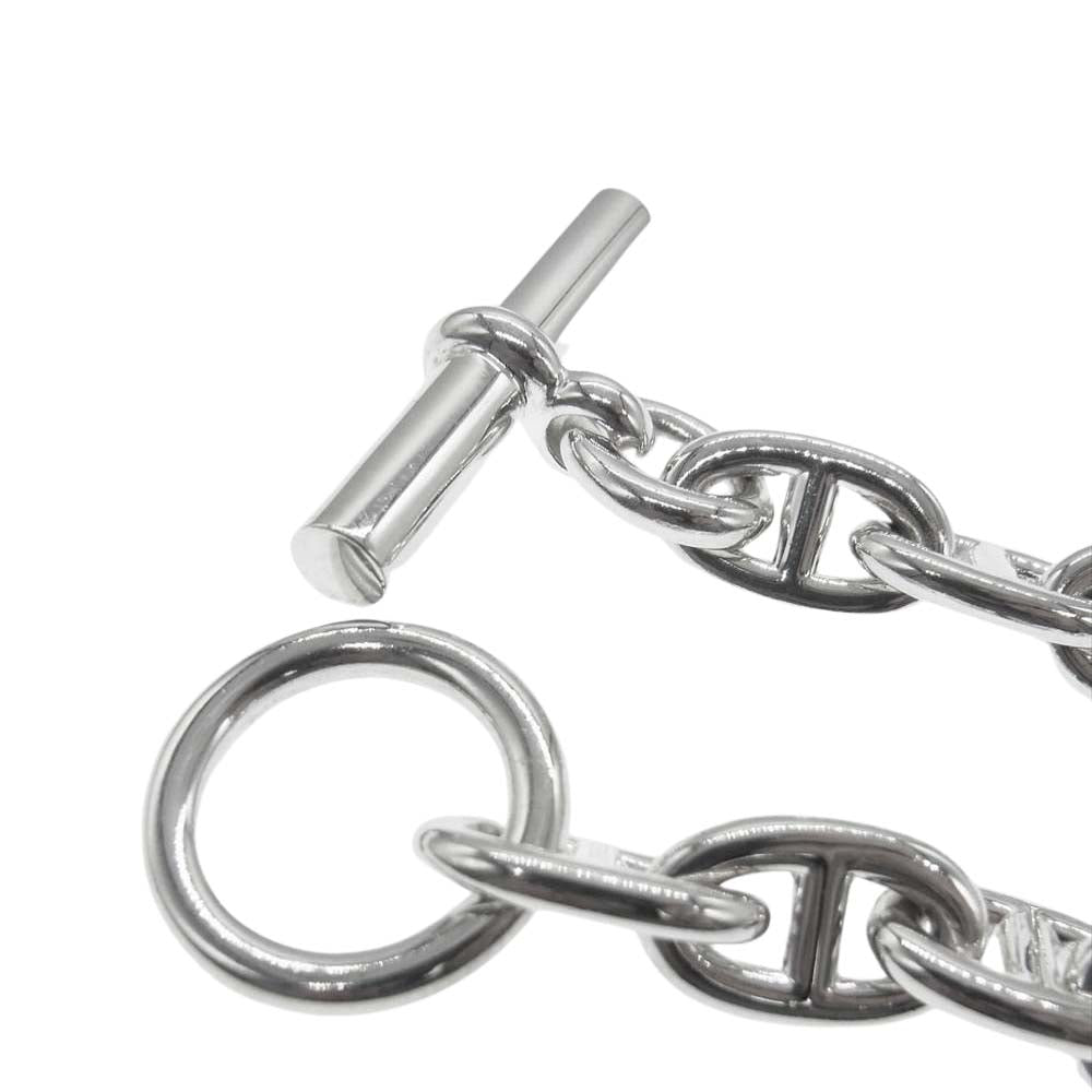 HERMES エルメス シェーヌダンクル MM ブレスレット シルバー系【中古】