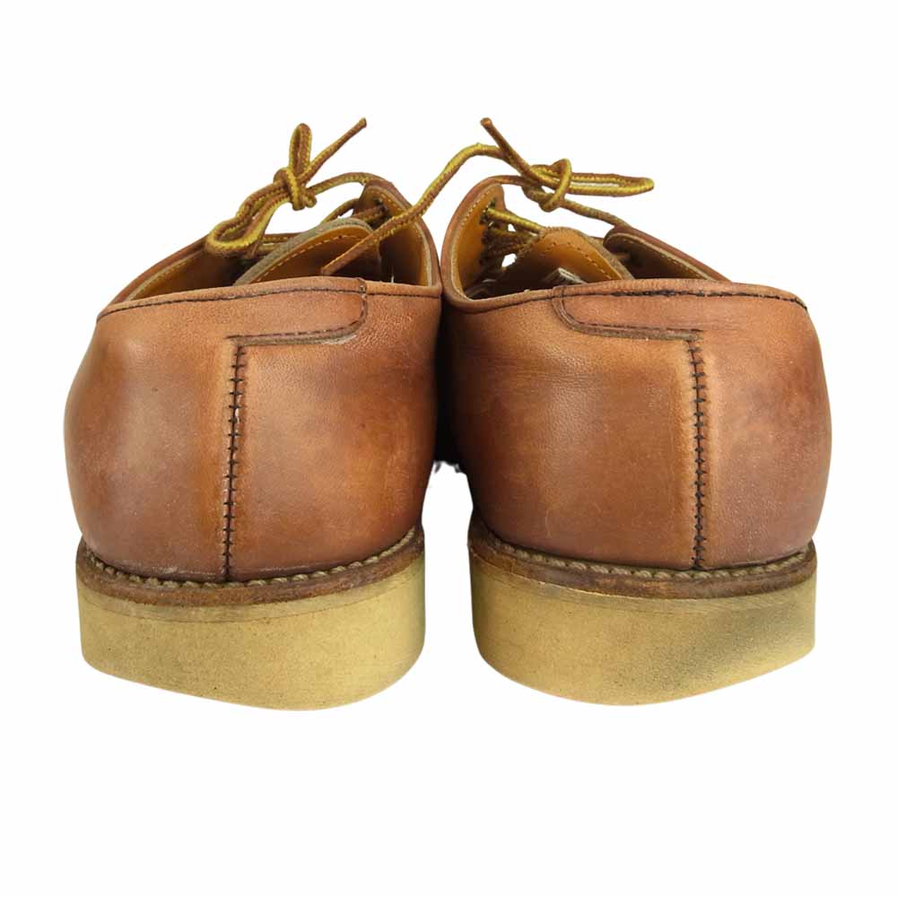 RED WING レッドウィング 刺繍羽タグ OX ローカット ブーツ ブラウン系 8【中古】