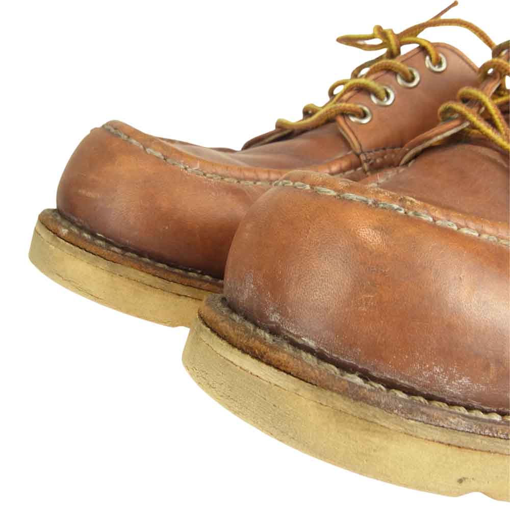 RED WING レッドウィング 刺繍羽タグ OX ローカット ブーツ ブラウン系 8【中古】