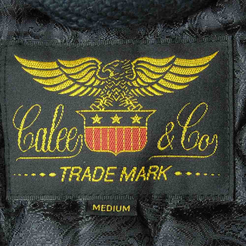 CALEE キャリー COTTON SOUVENIR JACKET コットン スーベニア ジャケット 中綿キルト イーグル刺繍 ダークネイビ –  ブランド古着 LIFE