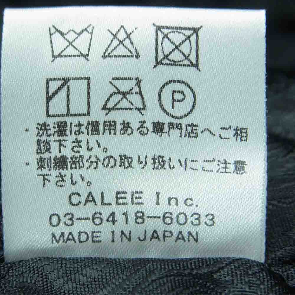 CALEE キャリー COTTON SOUVENIR JACKET コットン スーベニア