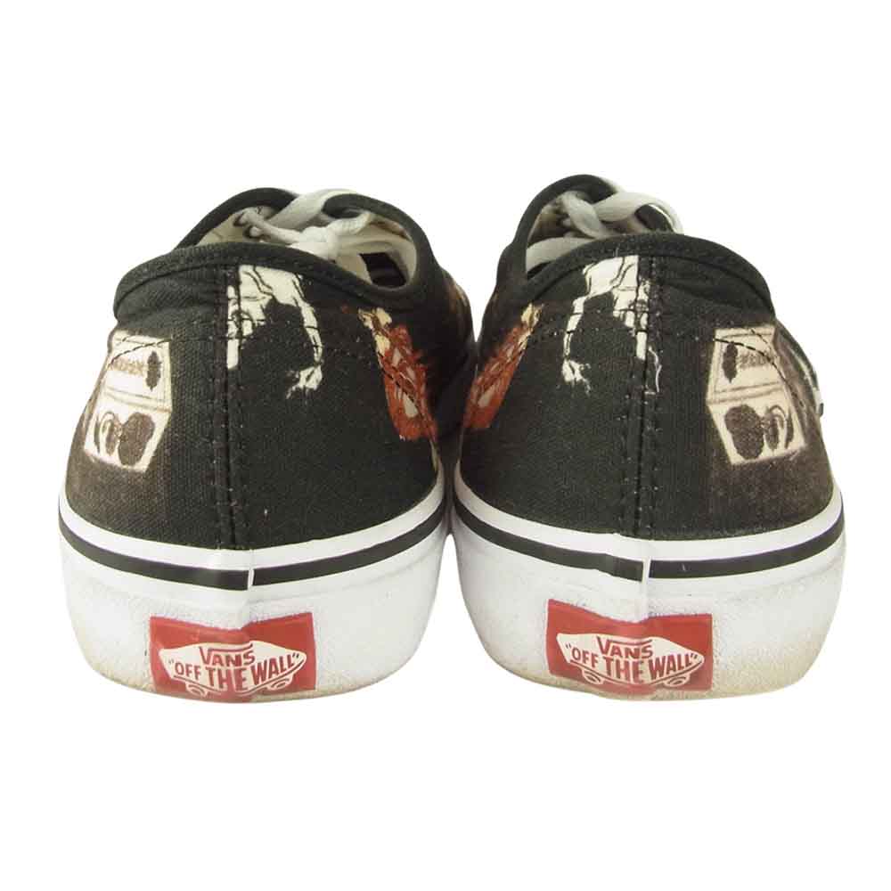 WACKO MARIA ワコマリア × VANS バンズ AUTHNTIC V44CF 天国東京 お化け図 オーセンティック ブラック系 26.5㎝【中古】