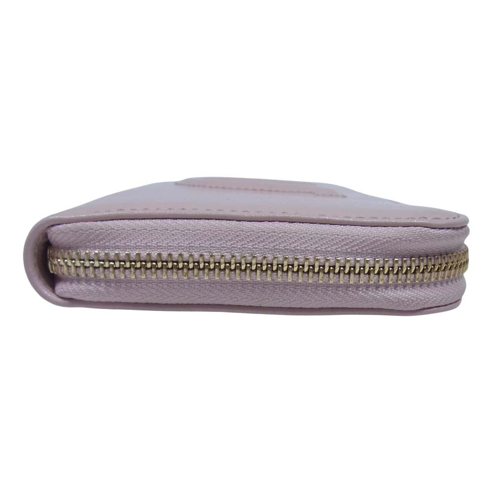 Salvatore Ferragamo サルヴァトーレフェラガモ ラウンドファスナー 長財布 財布 ウォレット ピンク系【中古】