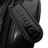 GUCCI グッチ 007 2040 0261 パテント GG オールド ショルダー バッグ ブラック系【中古】