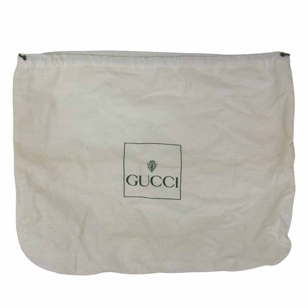 GUCCI グッチ 007 2040 0261 パテント GG オールド ショルダー バッグ ブラック系【中古】