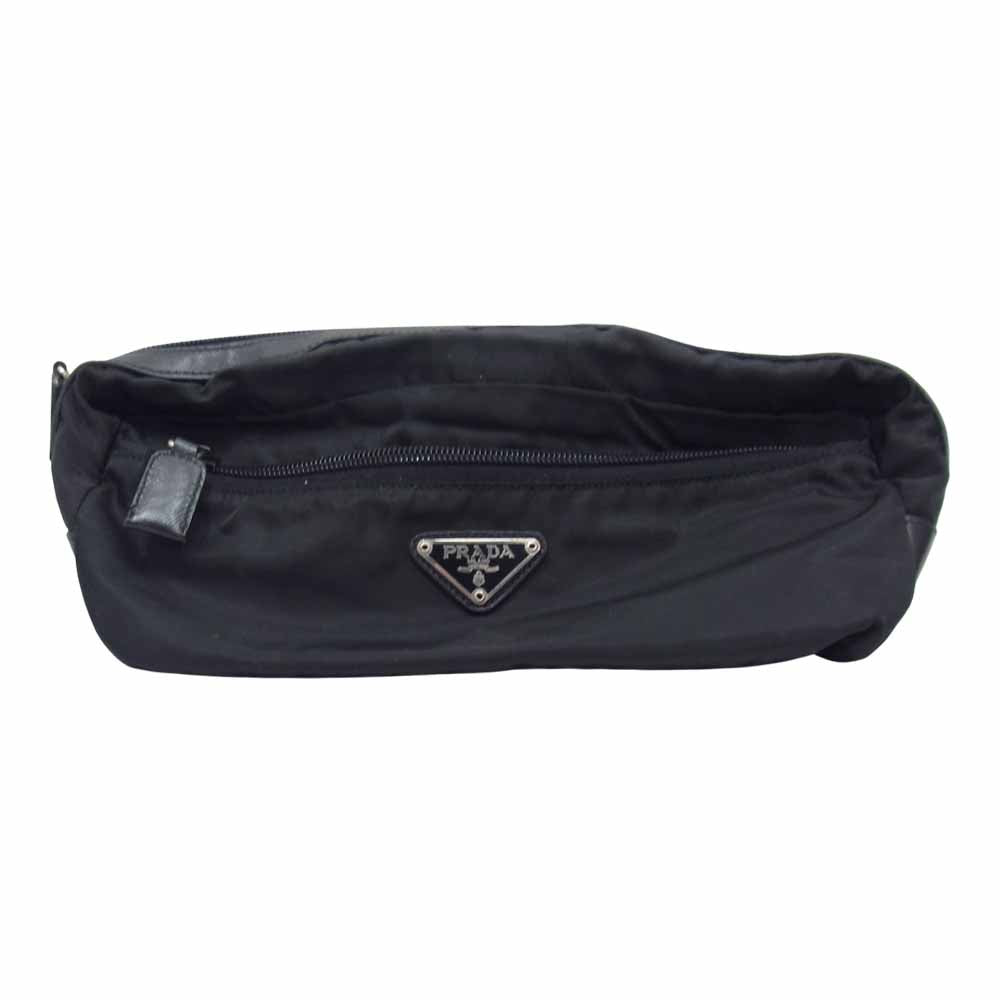 PRADA プラダ MV30 セカンドバッグ ポーチ ブラック系【中古】