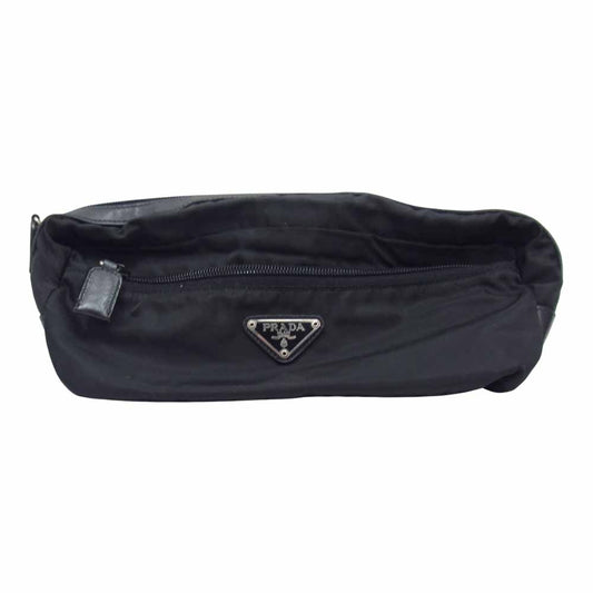 PRADA プラダ MV30 セカンドバッグ ポーチ ブラック系【中古】