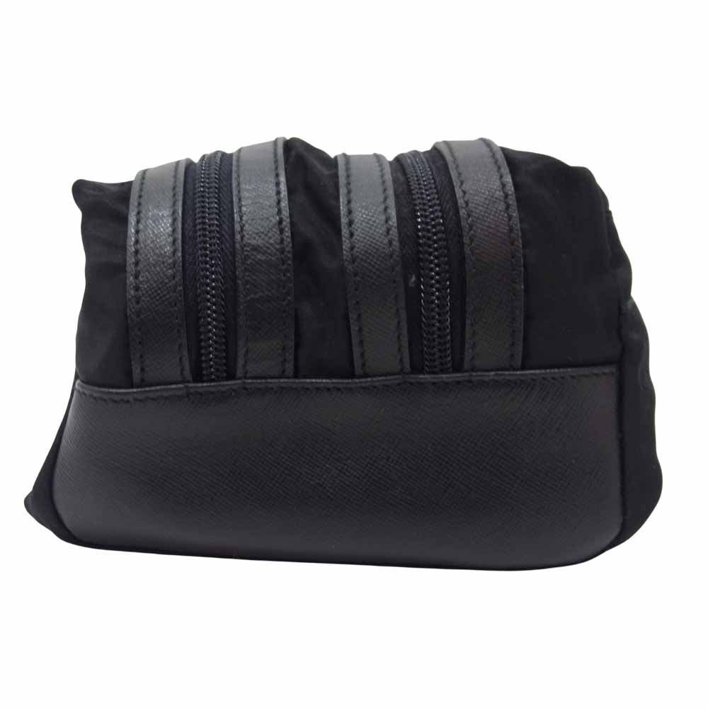 PRADA プラダ MV30 セカンドバッグ ポーチ ブラック系【中古】