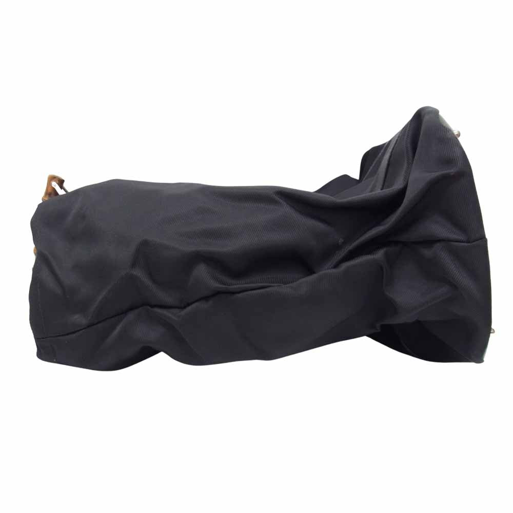 GUCCI グッチ 022 2854 0412 5 バンブー トート バッグ ブラック系【中古】