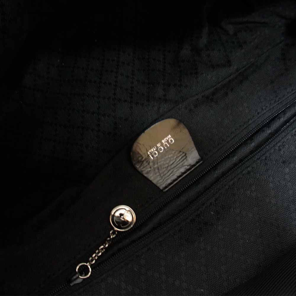 GUCCI グッチ 022 2854 0412 5 バンブー トート バッグ ブラック系【中古】