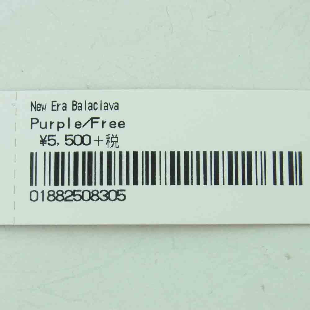 Supreme シュプリーム 20AW NEW ERA BALACLAVA ニューエラ バラクラバ 目出し棒 帽子 パープル系 Free【新古品】【未使用】【中古】