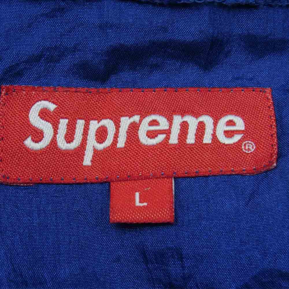 Supreme シュプリーム 16SS Nylon Packable Poncho ナイロン パッカブル ポンチョ パーカー 中国製 ブルー系 L【中古】