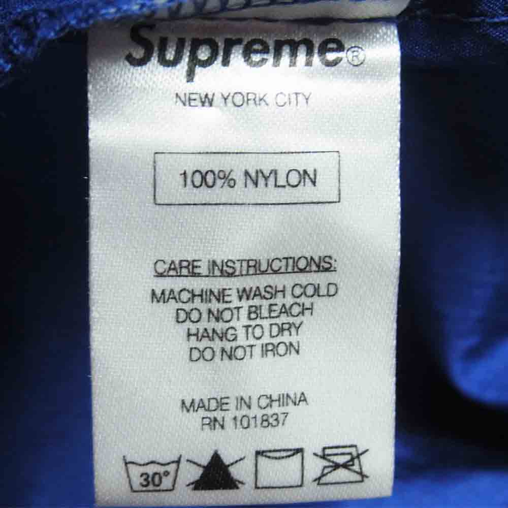 Supreme シュプリーム 16SS Nylon Packable Poncho ナイロン パッカブル ポンチョ パーカー 中国製 ブルー系 L【中古】