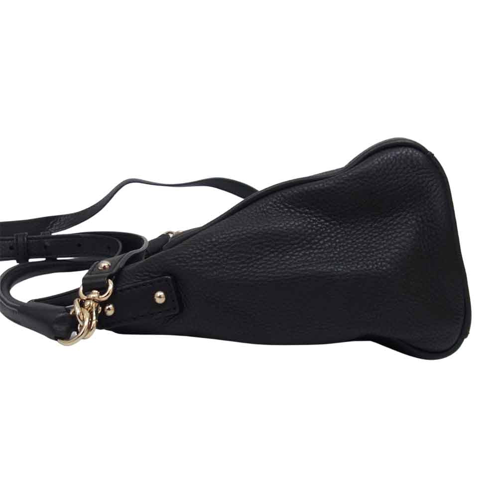 Kate Spade ケイトスペード 2way レザー ショルダー ハンド バッグ ブラック系【中古】