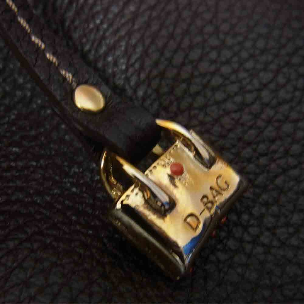 TOD’S トッズ 8313 ニューD レザー トートバッグ ダークブラウン系【中古】