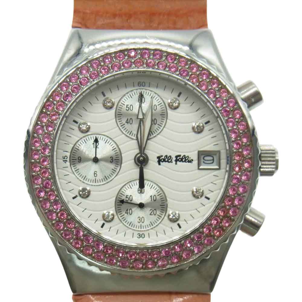 Folli Follie フォリフォリ 現状品 腕時計 替えベルト セット【中古】