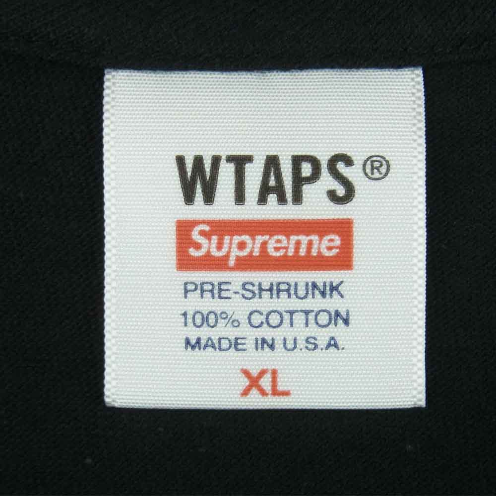 Supreme シュプリーム 21AW WTAPS ダブルタップス Sic’em! Tee プリント 半袖 Tシャツ ブラック系 XL【新古品】【未使用】【中古】