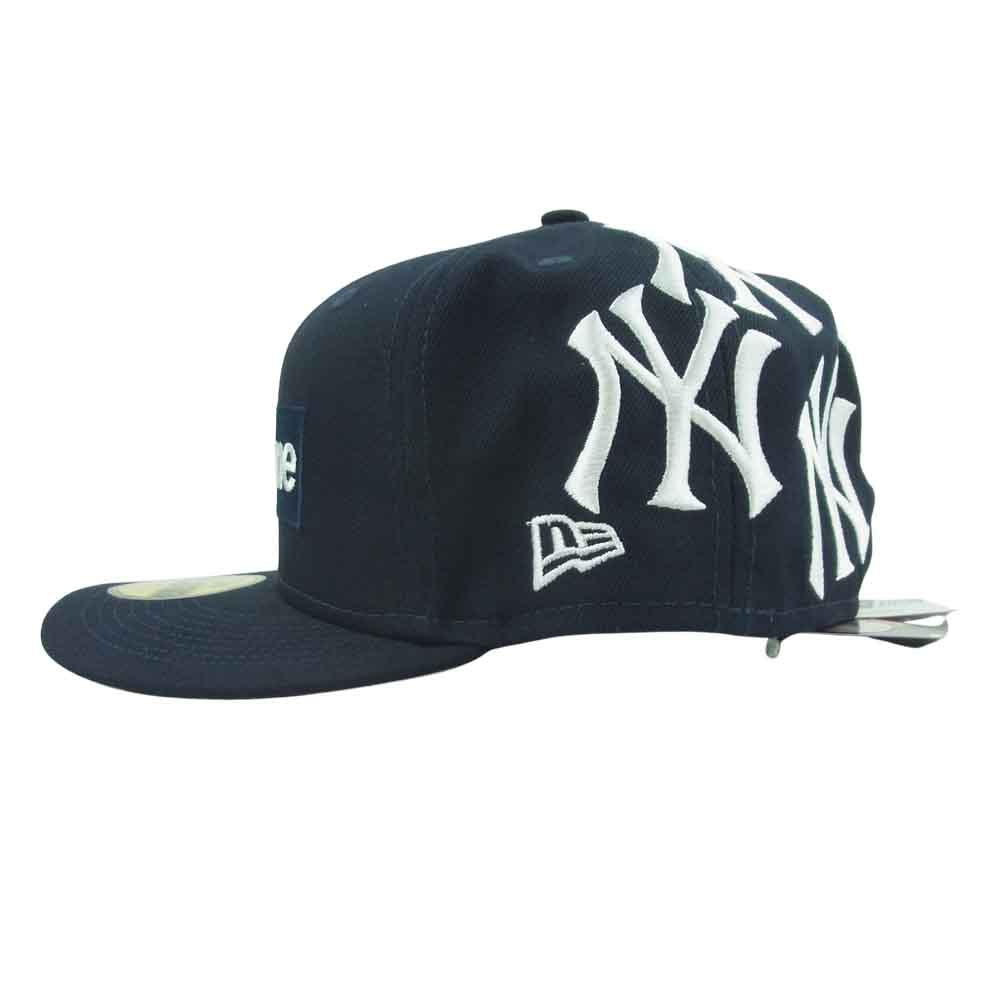 Supreme シュプリーム 21AW New York Yankees Box Logo New Era ニューエラ ニューヨークヤンキース ボックスロゴ ベースボール キャップ ダークネイビー系 58.7cm【新古品】【未使用】【中古】