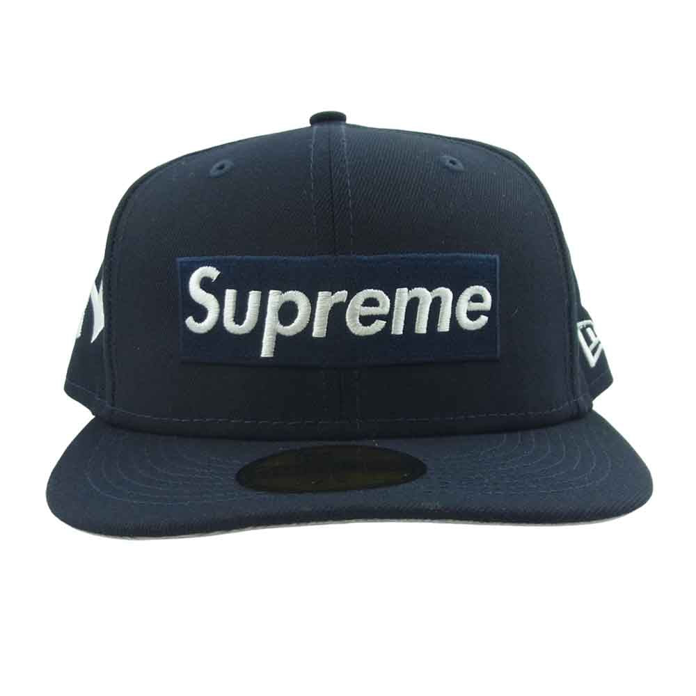 Supreme シュプリーム 21AW New York Yankees Box Logo New Era ニューエラ ニューヨークヤンキース ボックスロゴ ベースボール キャップ ダークネイビー系 58.7cm【新古品】【未使用】【中古】