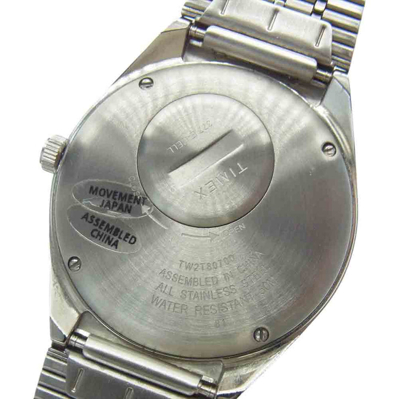 TIMEX タイメックス TW2T80700 Q TIMEX タイメックス キュー ペプシ 腕時計 ウォッチ シルバー系【極上美品】【中古】