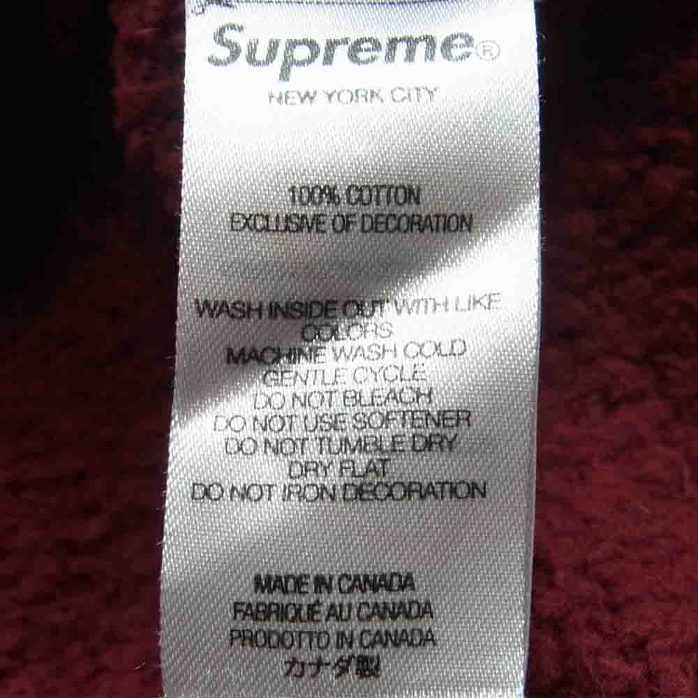 Supreme シュプリーム 21AW Bleached Leopard Hooded Sweatshirt ブリーチ レオパード フーデッド スウェットシャツ プルオーバー 総柄 パーカー ワインレッド系 XL【新古品】【未使用】【中古】