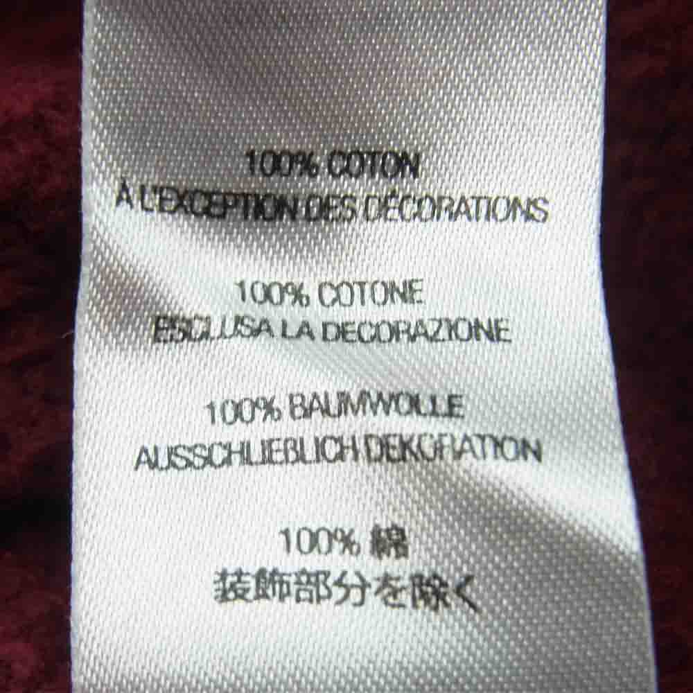 Supreme シュプリーム 21AW Bleached Leopard Hooded Sweatshirt ブリーチ レオパード フーデッド スウェットシャツ プルオーバー 総柄 パーカー ワインレッド系 XL【新古品】【未使用】【中古】