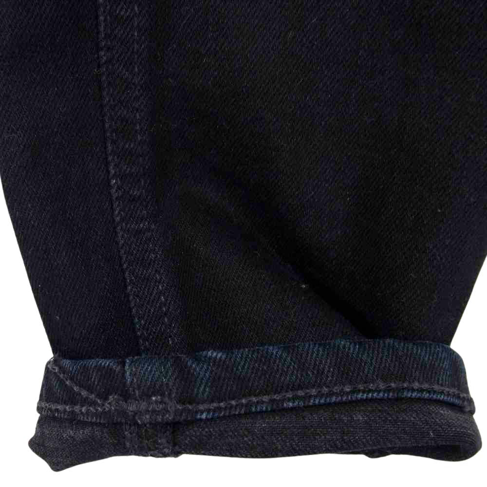 Nudie Jeans ヌーディージーンズ LONG JOHN ストレッチ スキニー デニム ブラック系 28【中古】