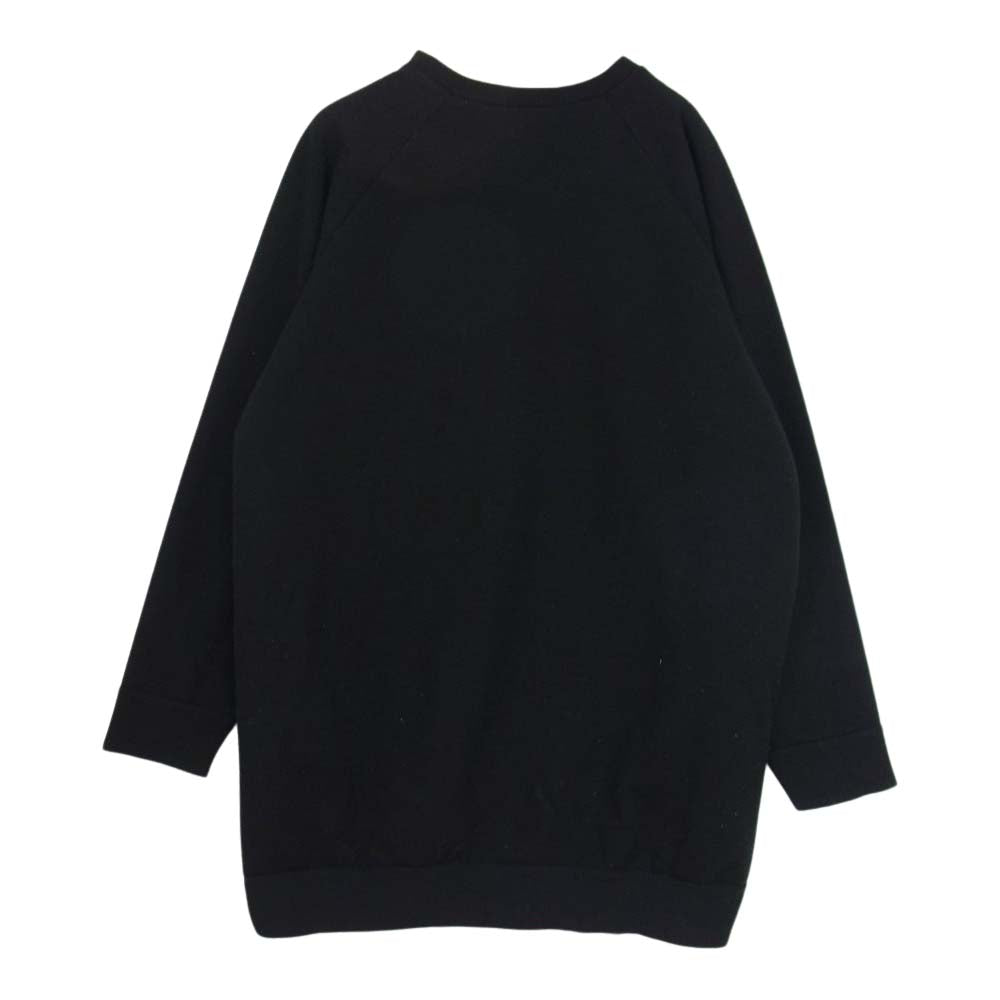 SUNSEA サンシー 13AW SNS-13A03 カットオフ ロング スウェット カットソー ブラック系 3【中古】
