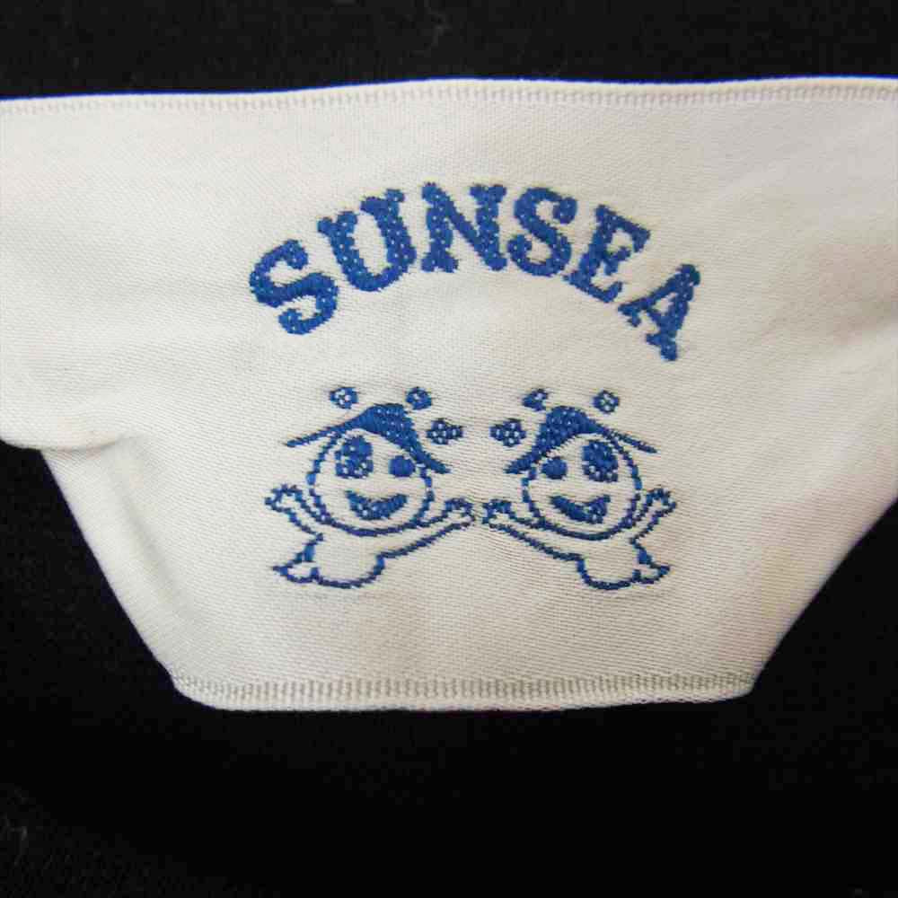 SUNSEA サンシー 13AW SNS-13A03 カットオフ ロング スウェット カットソー ブラック系 3【中古】