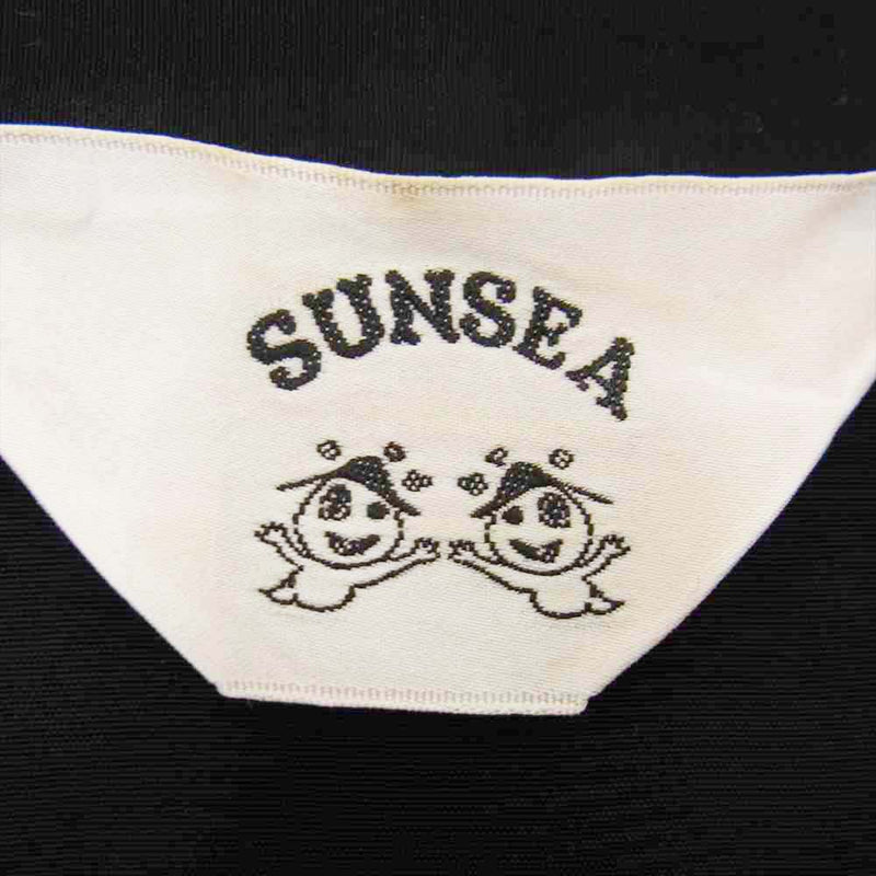 SUNSEA サンシー 15SS SNS-15S17 Jarrett's Shirt オープンカラー レーヨン シャツ ブラック系 2【中古】