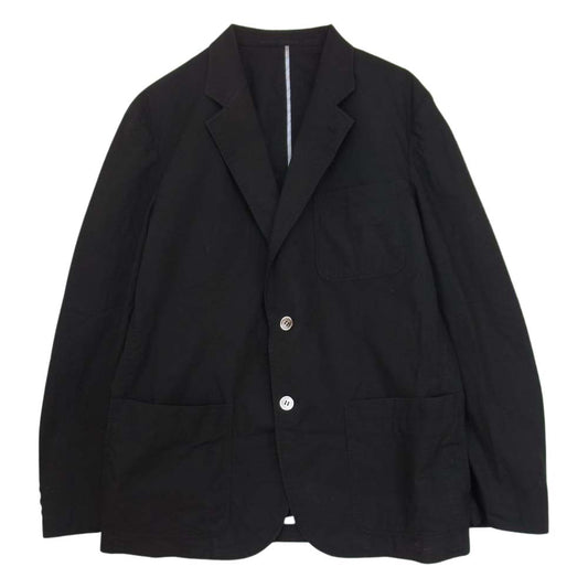 COMME des GARCONS HOMME コムデギャルソンオム HC-J130 コットン パッチ ポケット テーラード 2B ジャケット ブラック系 M【中古】