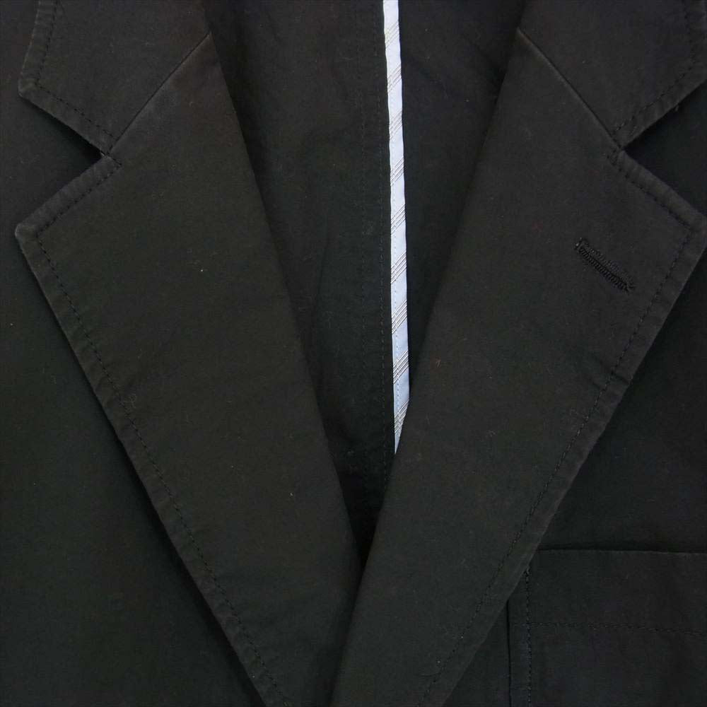 COMME des GARCONS HOMME コムデギャルソンオム HC-J130 コットン パッチ ポケット テーラード 2B ジャケット ブラック系 M【中古】