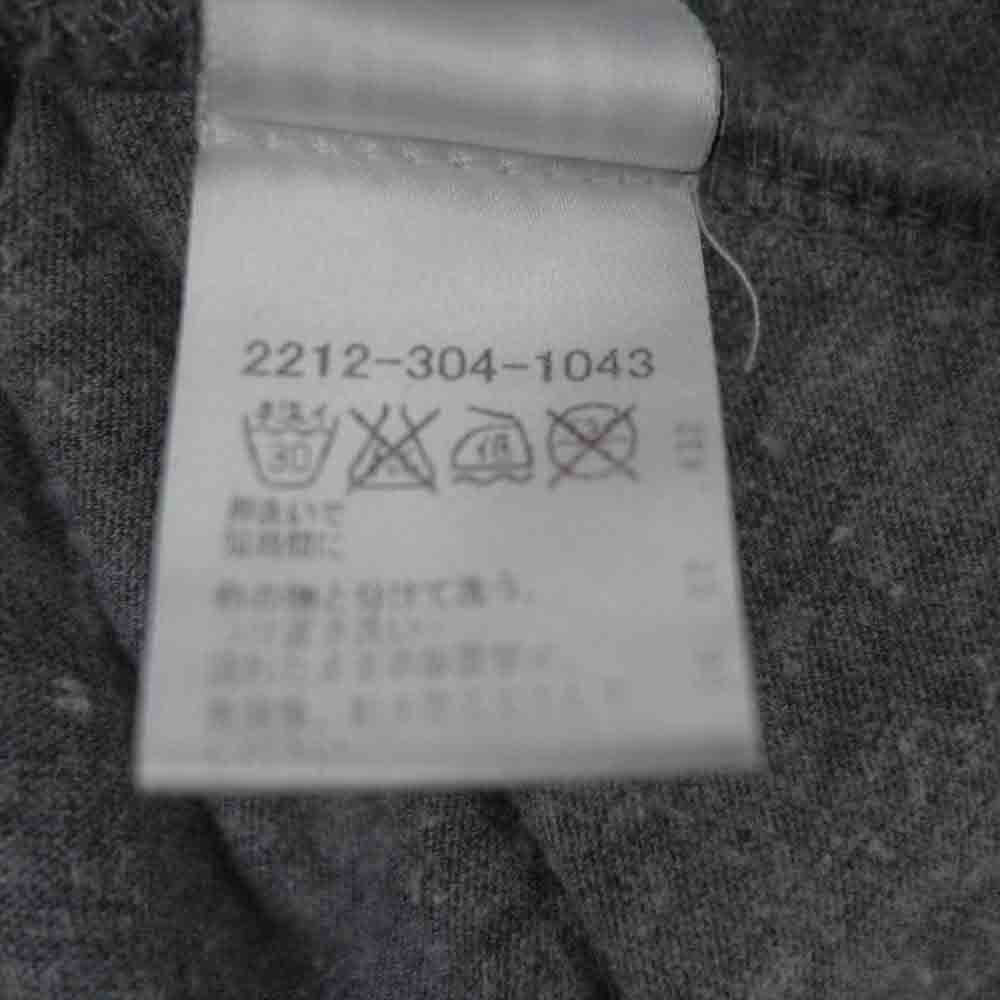 CHROME HEARTS クロムハーツ（原本無） ダガープリント ヘンリーネック ラグラン Tシャツ グレー系 XL【中古】