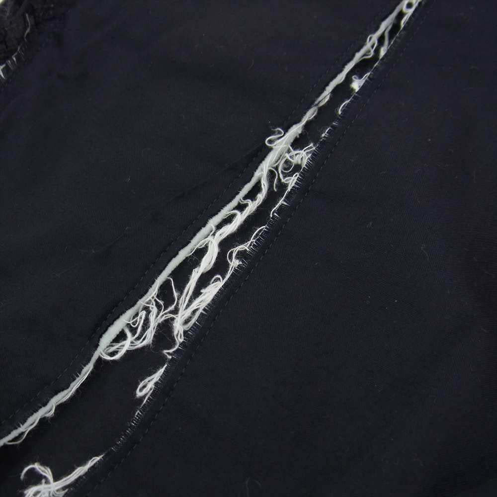 COMME des GARCONS HOMME PLUS コムデギャルソンオムプリュス カット デザイン テーパード スラックス パンツ ネイビー系 S【中古】