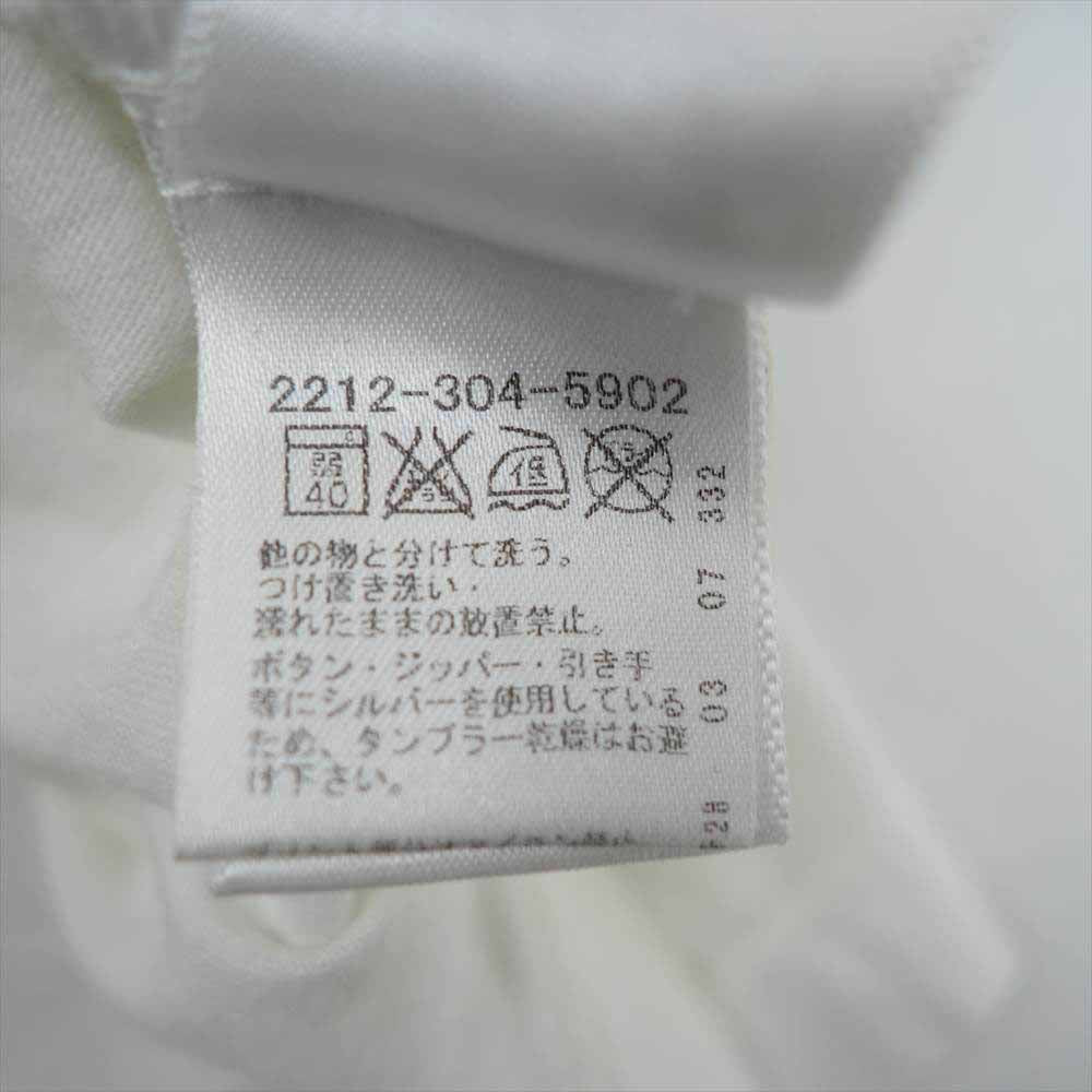 CHROME HEARTS クロムハーツ（原本無） ヘンリーネック クロスボールボタン カットソー 長袖 ホワイト系 S【中古】