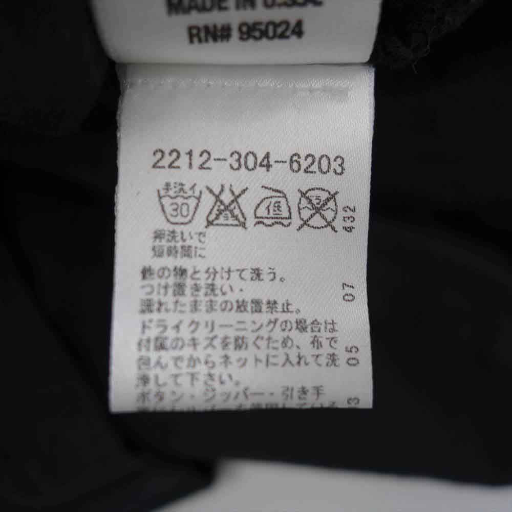 CHROME HEARTS クロムハーツ（原本無） フレアボタン クロスプリント 長袖 ポロシャツ ブラック系【美品】【中古】