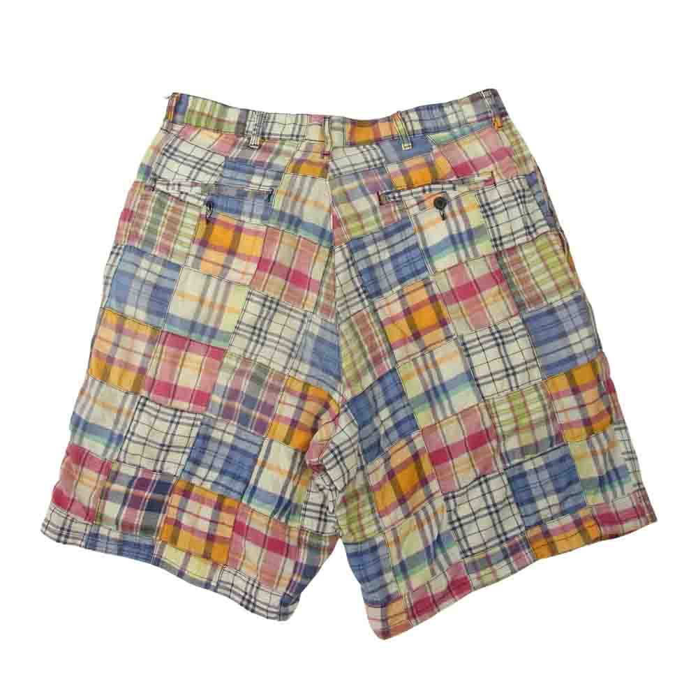 POLO RALPH LAUREN ポロ・ラルフローレン RN41381 マドラス チェック パッチワーク ショート パンツ マルチカラー系 34【中古】