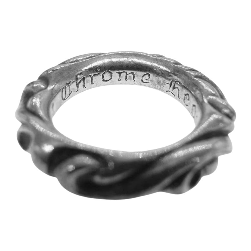 CHROME HEARTS クロムハーツ（原本無） スクロール バンド リング  シルバー系【中古】