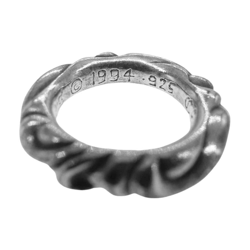 CHROME HEARTS クロムハーツ（原本無） スクロール バンド リング  シルバー系【中古】
