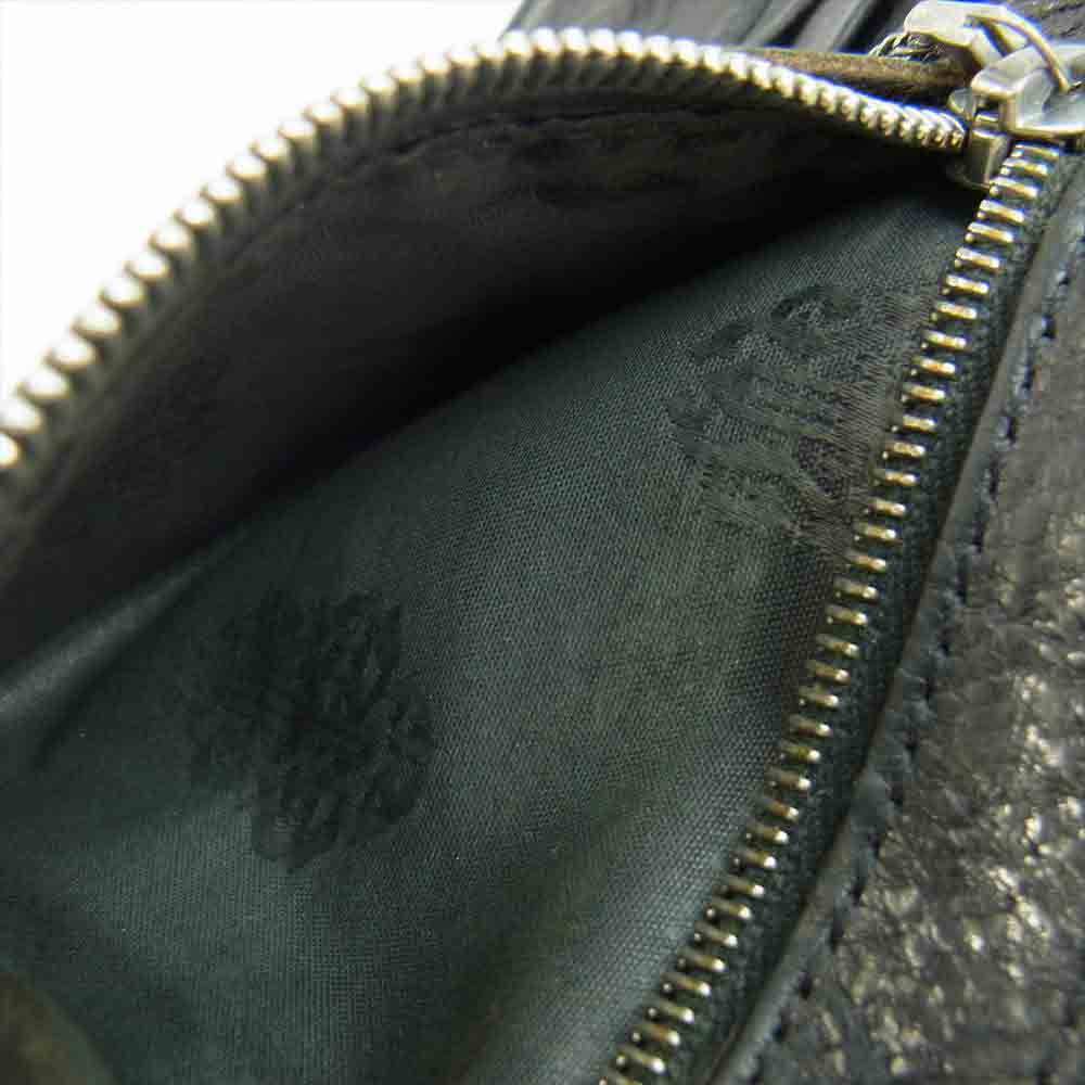 CHROME HEARTS クロムハーツ（原本無） 1 スナップ レザー ウォレット ブラック系【中古】