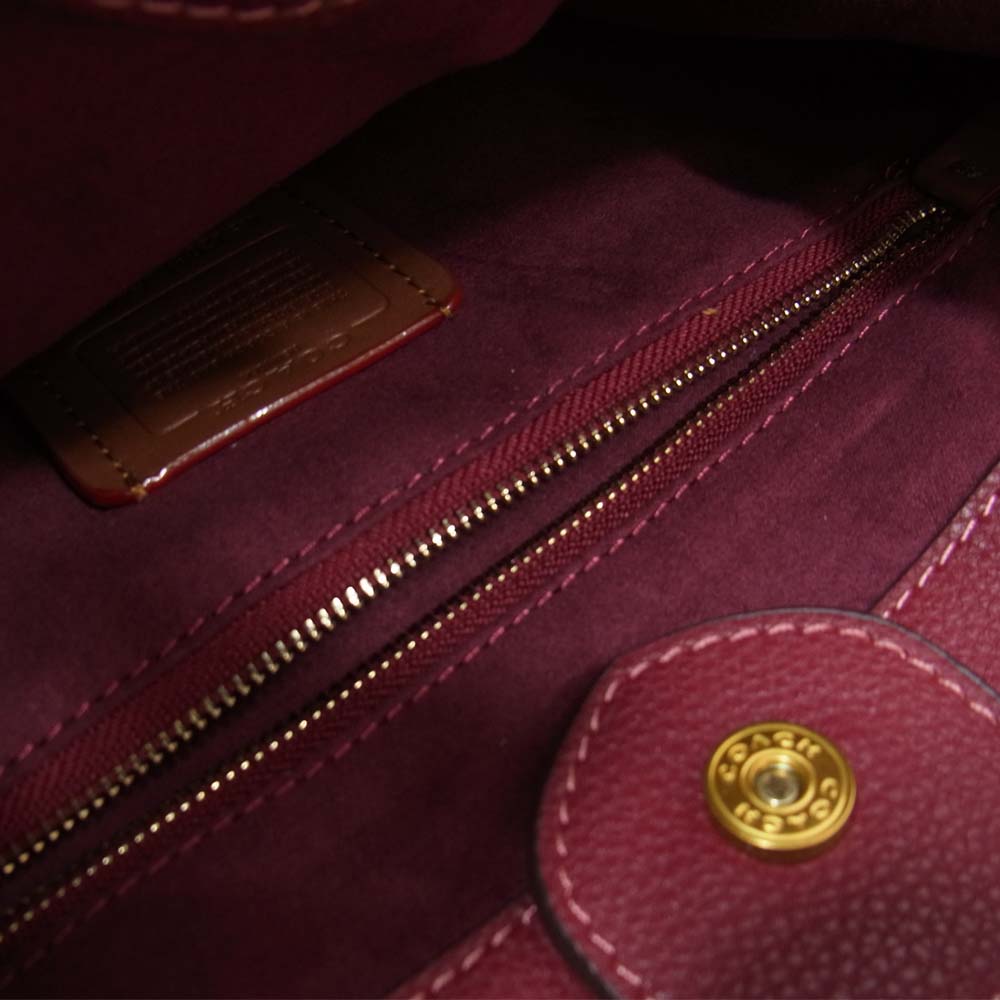 COACH コーチ C1093 FIELD TOTE フィールド トート バッグ ピンク系【美品】【中古】