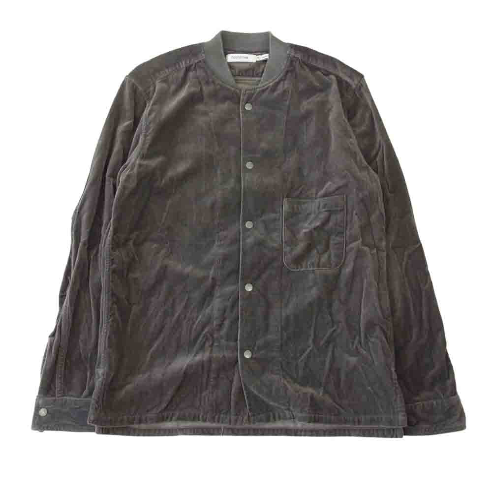 nonnative ノンネイティブ 17AW NN-S3210 TRAINER SHIRT C/R VELVET ジャケット ベロア グレー系 1【中古】