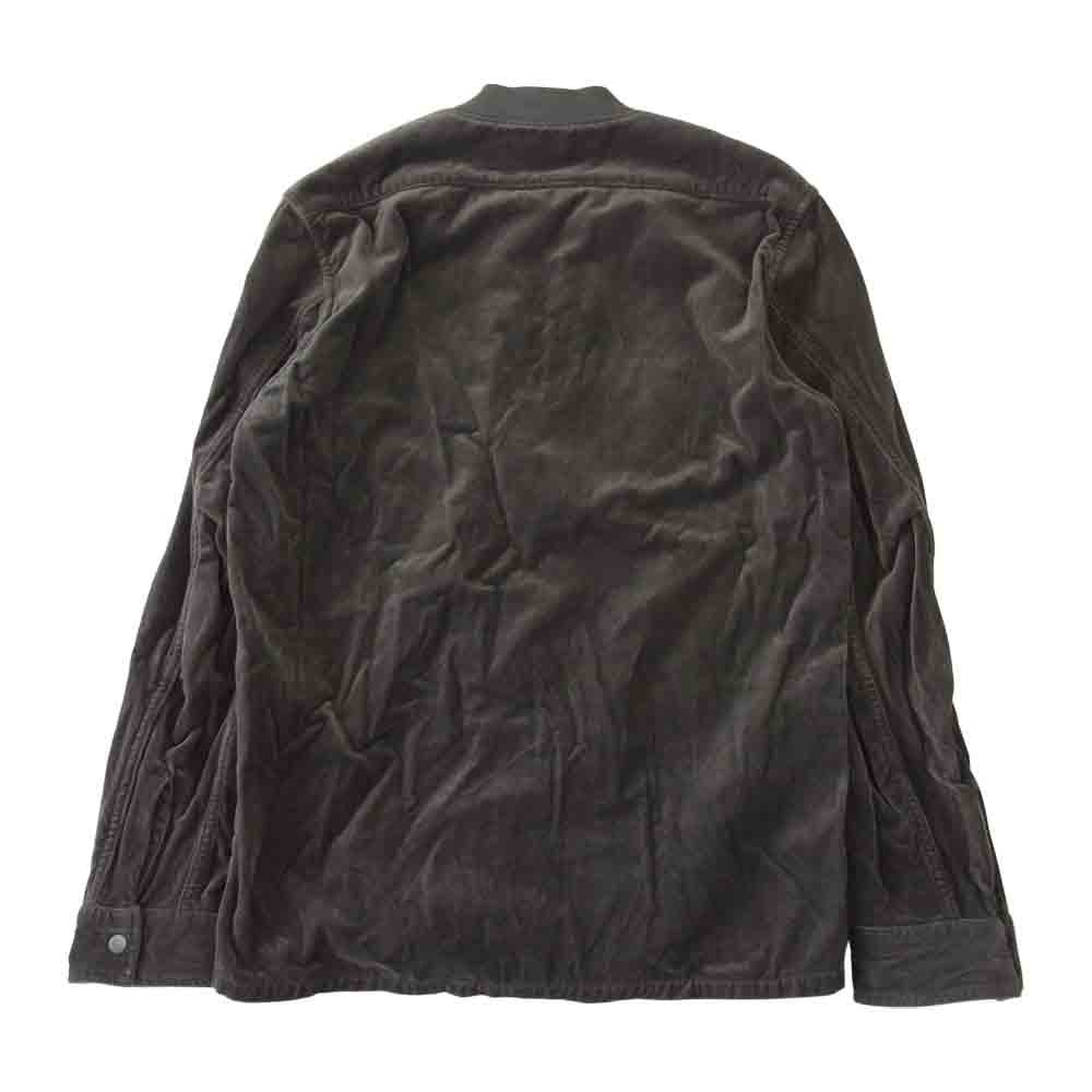 nonnative ノンネイティブ 17AW NN-S3210 TRAINER SHIRT C/R VELVET ジャケット ベロア グレー系 1【中古】