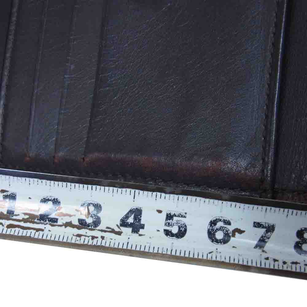 LOUIS VUITTON ルイ・ヴィトン M93523 ポルト モネ ビエ カルト クレディ ヴェルニ 財布 ダークブラウン系【中古】