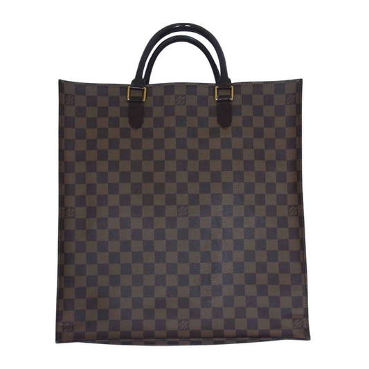 LOUIS VUITTON ルイ・ヴィトン N51140 ダミエ サックプラ トート バッグ ブラウン系【中古】
